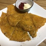 広島お好み焼 鉄板焼 一閃 - じゃがチーズ