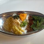 bush doctor - 料理写真:3種盛カレープレート1300円