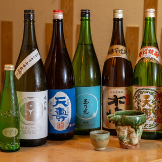 季節の日本酒からビール、甲州ワイン、梅酒、焼酎までご用意