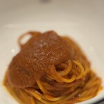 SALONE 2007 - スパゲッティ ポモドーロ ボリュームは20g～お好みの量 8時間以上炒めた香味野菜　60g