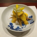 割烹 清風 - 先付け：黄身酢合え