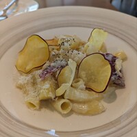 PASTA HOUSE AWkitchen FARM 多摩センター店 - ツレは「徳島県木元さんのなると金時とゴルゴンゾーラチーズのクリームソース」