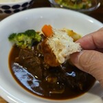 キッチン ブルー グローブ - シチューを吸わせます