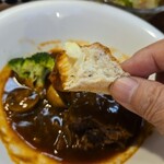 キッチン ブルー グローブ - シチューを吸わせて