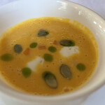 フランス料理グルメ - バターナッツかぼちゃのポタージュ