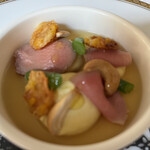 フランス料理グルメ - 鴨ととうもろこしのムース