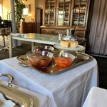 フランス料理グルメ - デザートワゴン