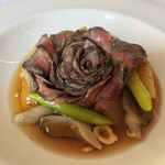 フランス料理グルメ - 足利マール牛ローストビーフ仕立て
