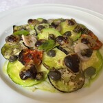 フランス料理グルメ - 鯛とズッキーニのプロヴァンス風？