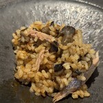 MANO - ・鴨コンフィと茸のパエリア（香茸入り）おかわり