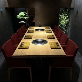 全席完全個室！大小全18部屋ご用意しております。