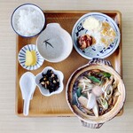 つるつるうどん かど嶋や - Cランチ味噌煮込みうどん　1120円