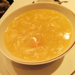 龍天門 - 蟹とコーンのスープ