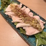 へぎ蕎麦 けんしん - 胸肉ねぎ塩