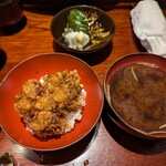 みかわ 是山居 - かき揚げセット