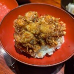 みかわ 是山居 - 小柱のかき揚げ