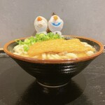 かわち麺蔵 - かすうどん　858円(税込)  ※横からも