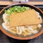 かわち麺蔵 - かすうどん　858円(税込)  ※寄ってみた　※やっぱり、きつねうどんにしか見えません