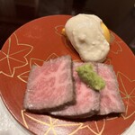 日本料理ほう吉 - ローストビーフ  と   ⋯⋯    ⋯