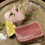 日本料理ほう吉 - 5,500円のコース  隠岐のクエ  マグロ