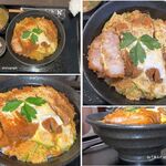 Nの隠れ家 - ジャンボロースかつ丼ランチ1210円。Nの隠れ家(愛知県岡崎市)TMGP撮影