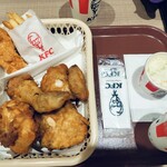 ケンタッキーフライドチキン - サイドはクリスピー、コールスロー、ポテト