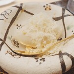 赤坂おぎ乃 - デザート2:小栗アイス/おろし栗