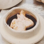 赤坂おぎ乃 - カワハギの肝醤油