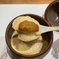 シーズン - さつまいもの冷製茶碗蒸し