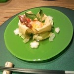 懐石カフェ 蛙吉 - 花籠サラダ