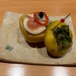 266870023 - 柿釜、季節のフルーツや食材がてんこ盛り♪