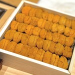 匠 進吾 - もう、シーズンは終わりという雲丹。