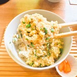 酒楽亭 空庵 - ほぐし鴨の玉子とじご飯(リフト)