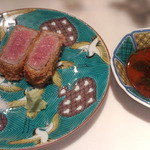 おにく 花柳 - 佐賀牛のヘレカツ