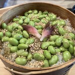 料理旅館 田事 - 枝豆せいろめっぱめし