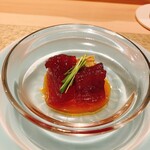 鮨 富かわ - かつおの瞬間燻製