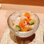 鮨 富かわ - ガリ