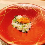 鮨 富かわ - 雲丹リゾット