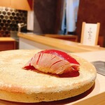 鮨 富かわ - 赤身の漬け