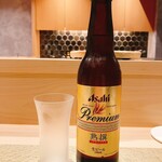 鮨 富かわ - 生ビール