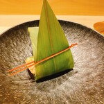 鮨 富かわ - のどぐろの蒸し寿司(22品コース限定メニュー)