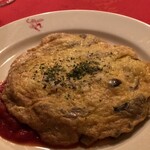 銀座イタリー亭 - トマトとキノコのオムレツでした