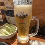 とり皮屋　勝軍 - 先ずは生から♪(*^^)o∀*∀o(^^*)♪