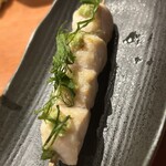 とり皮屋　勝軍 - ささみ一本焼…わさび♩