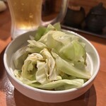 とり皮屋　勝軍 - キャベツ♪