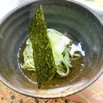 湯元館 - 【おしのぎ】
      ・よもぎそば