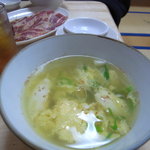 韓国料理慶州 - 玉子スープ