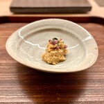 鮨 八咫烏 - あん肝と奈良漬の和物