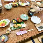 湯元館 - 朝食全景