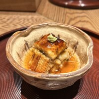 京味 もと井 - 鰻のはす蒸し　牛蒡　豆腐　